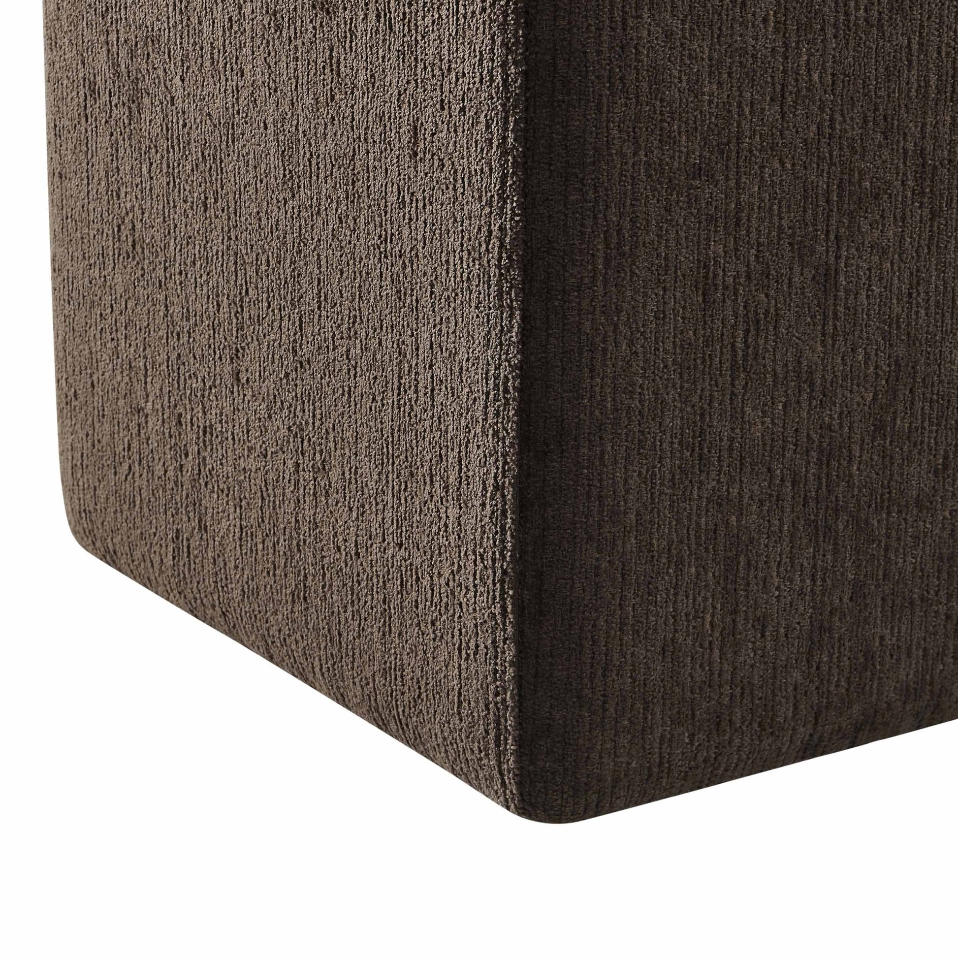 Delilah Pouffe - Textured Cappuccino - DUSK