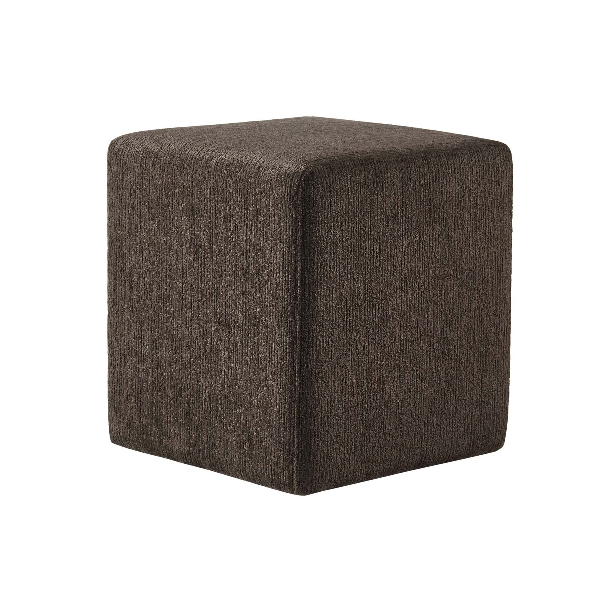 Delilah Pouffe - Textured Cappuccino - DUSK