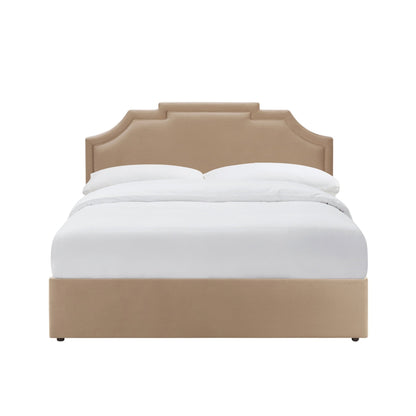 Delphi Ottoman Storage Bed - Latte - DUSK