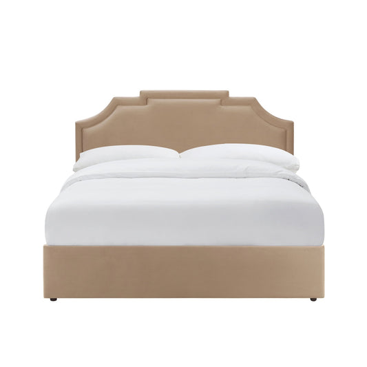 Delphi Ottoman Storage Bed - Latte - DUSK