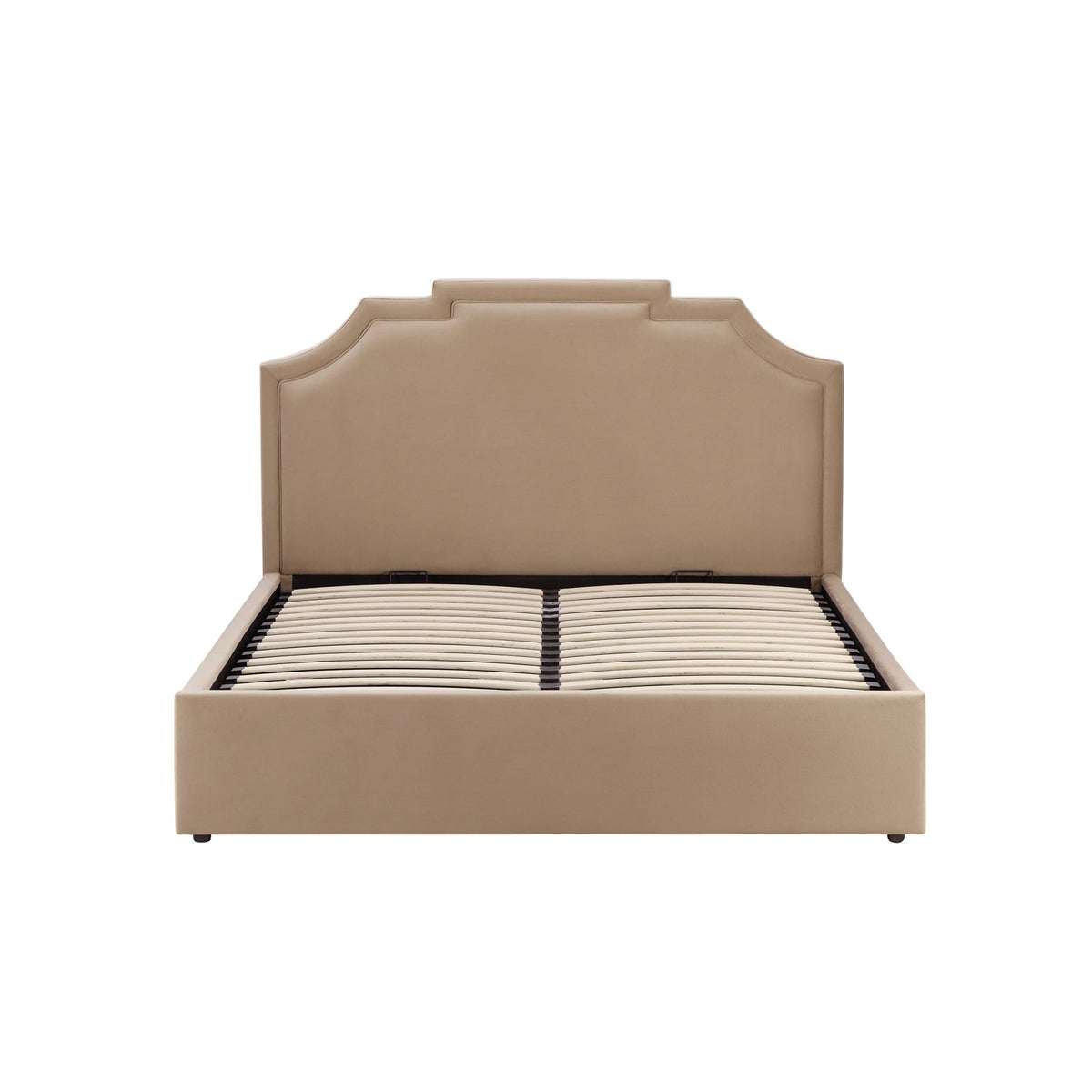 Delphi Ottoman Storage Bed - Latte - DUSK