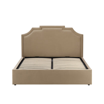 Delphi Ottoman Storage Bed - Latte - DUSK