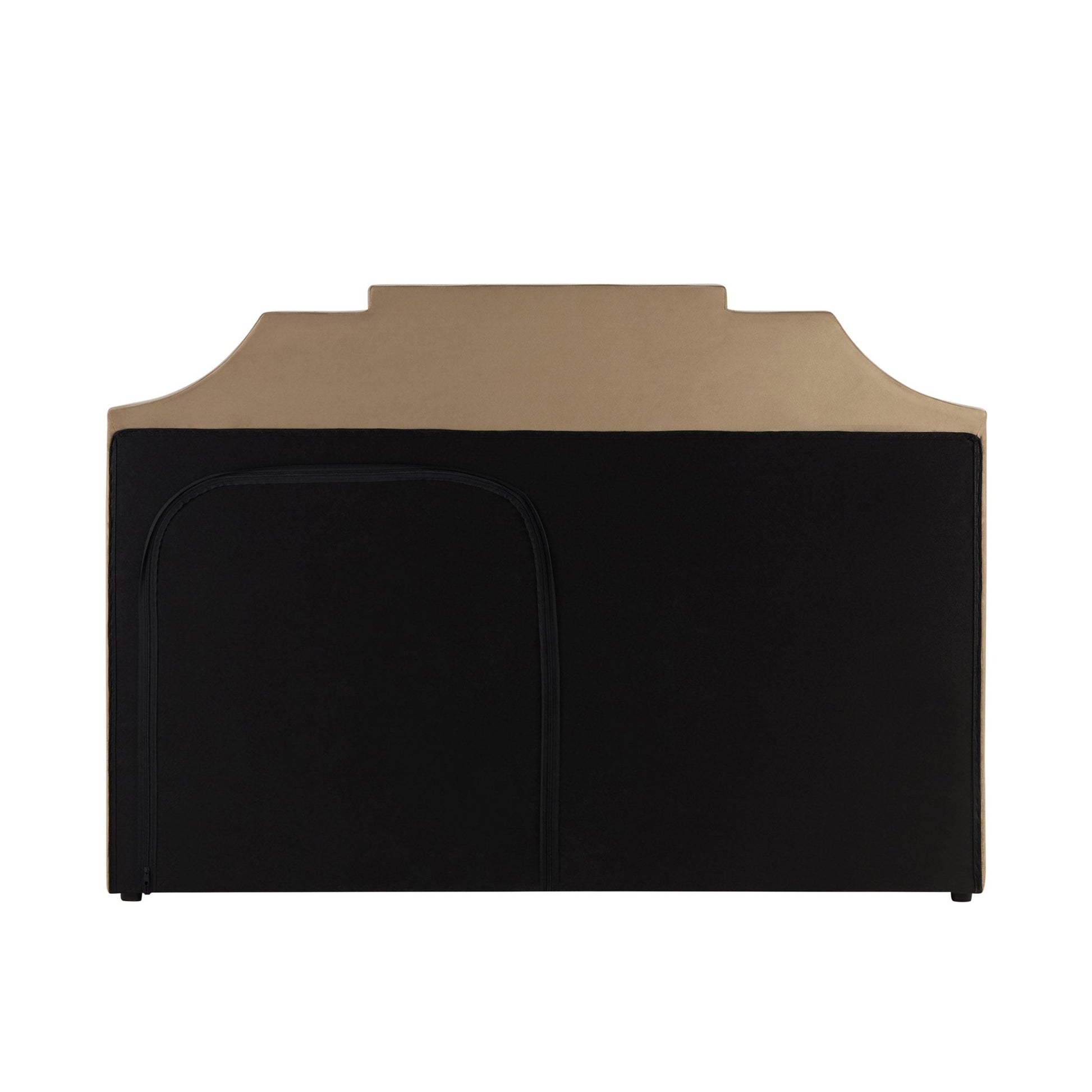 Delphi Ottoman Storage Bed - Latte - DUSK