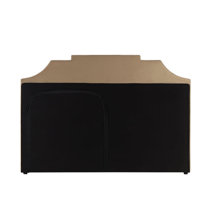 Delphi Ottoman Storage Bed - Latte - DUSK
