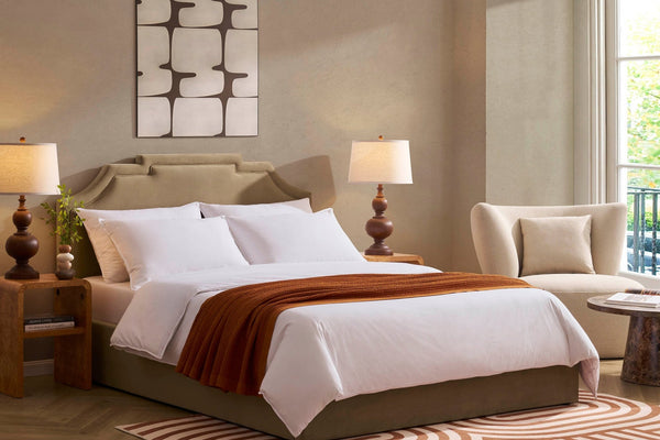 Delphi Ottoman Storage Bed - Latte - DUSK