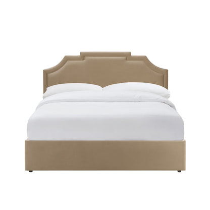 Delphi Ottoman Storage Bed - Latte - DUSK