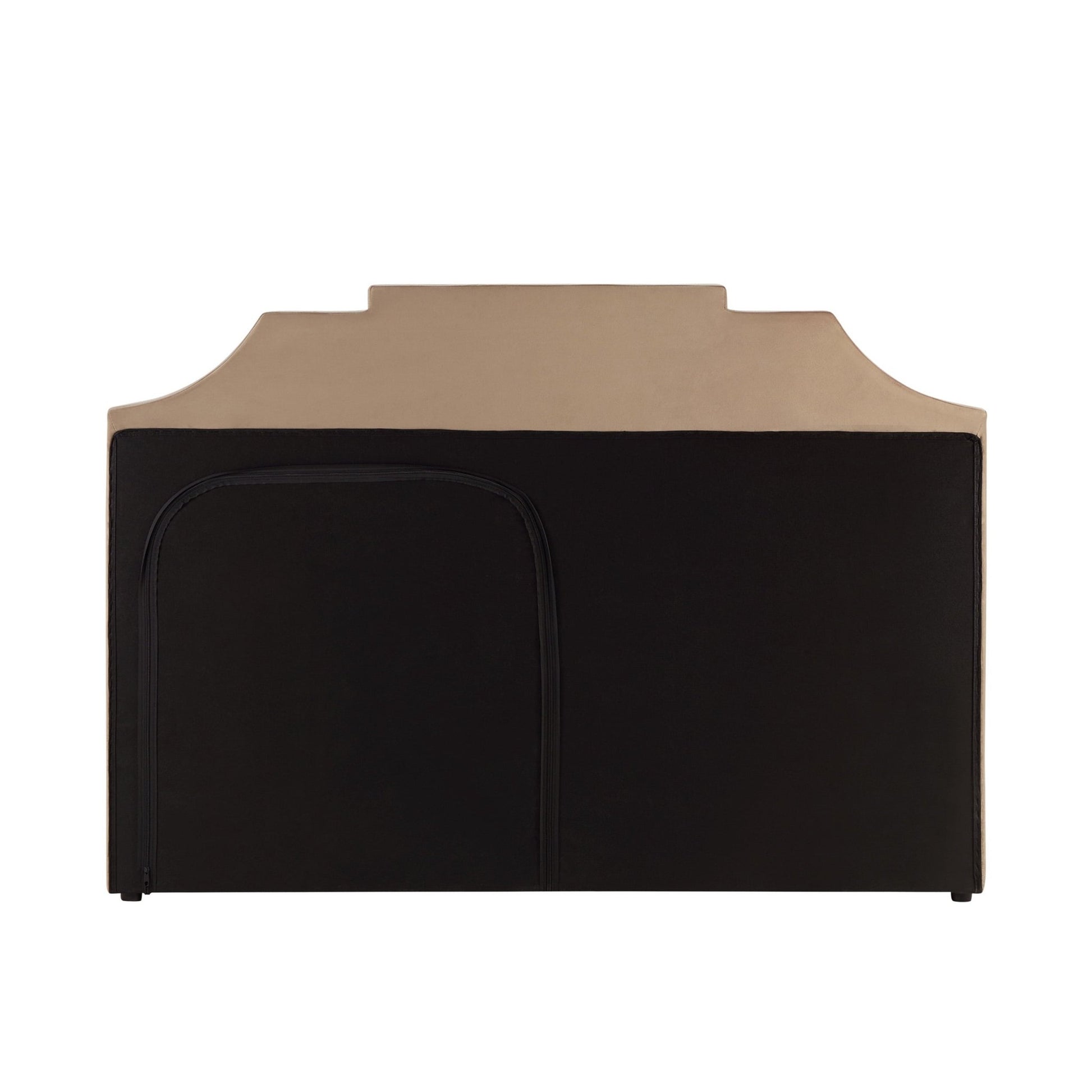 Delphi Ottoman Storage Bed - Latte - DUSK