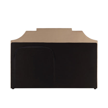 Delphi Ottoman Storage Bed - Latte - DUSK