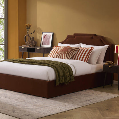 Delphi Ottoman Storage Bed - Terracotta - DUSK