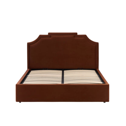 Delphi Ottoman Storage Bed - Terracotta - DUSK