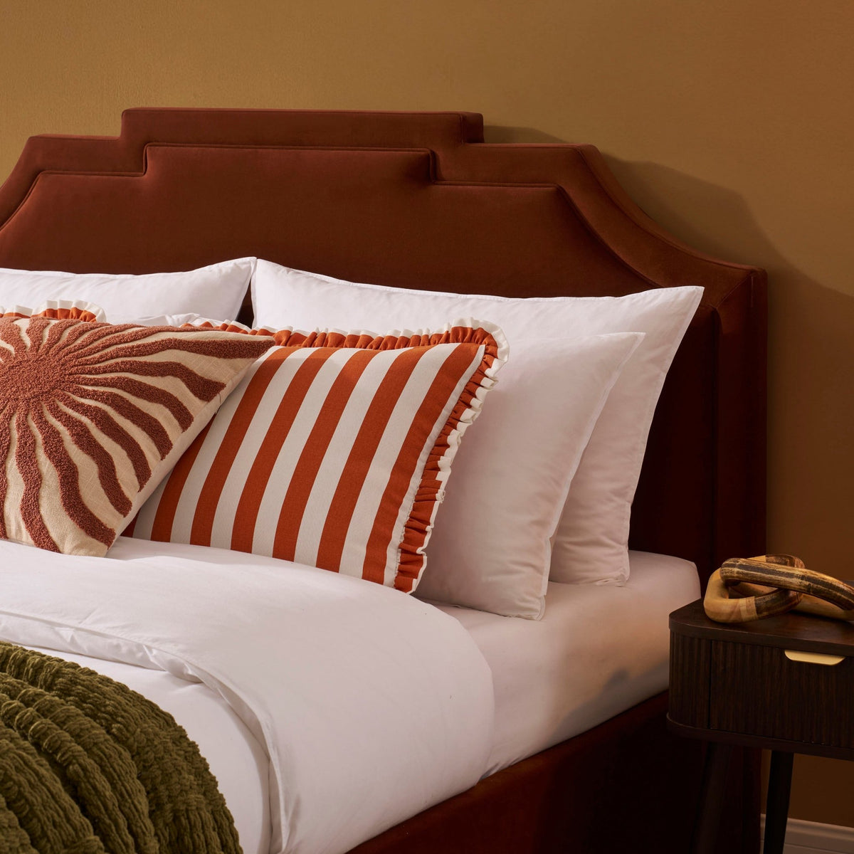 Delphi Ottoman Storage Bed - Terracotta - DUSK