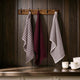 Delphine Waffle Set of 3 Tea Towels - Berry - DUSK