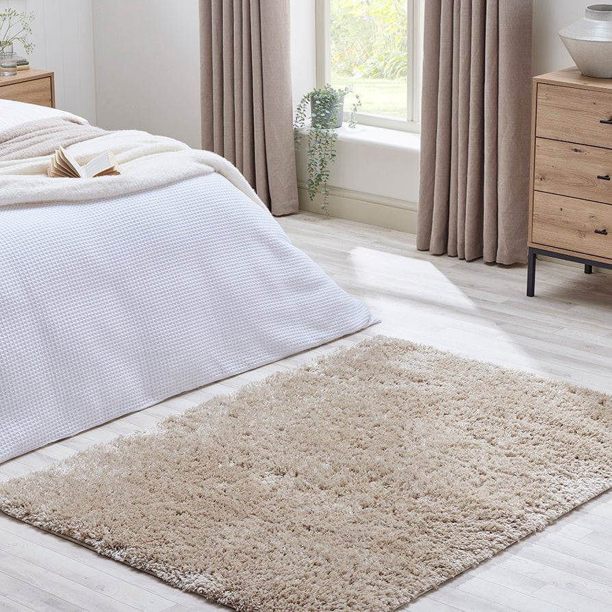 Denver Luxury Shaggy Rug - Natural – DUSK