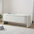 Didsbury Curved Storage Bench - Boucle Ivory - DUSK