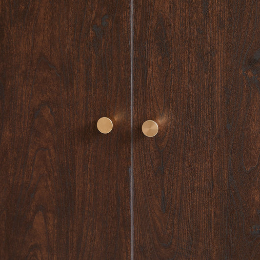 Dora 2 Door Wardrobe - Walnut - DUSK