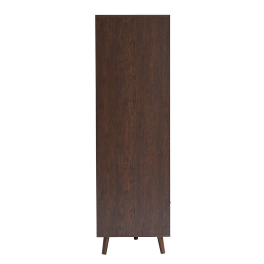 Dora 2 Door Wardrobe - Walnut - DUSK