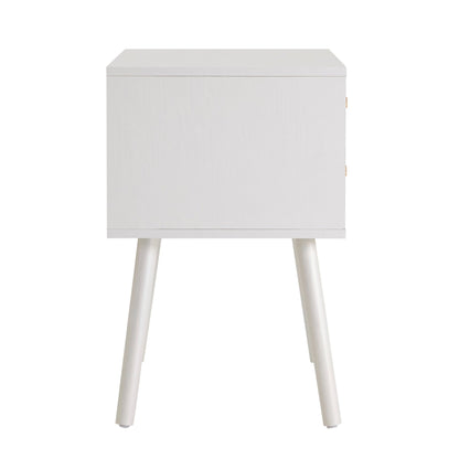 Dora 2 Drawer Nightstand - Warm White - DUSK