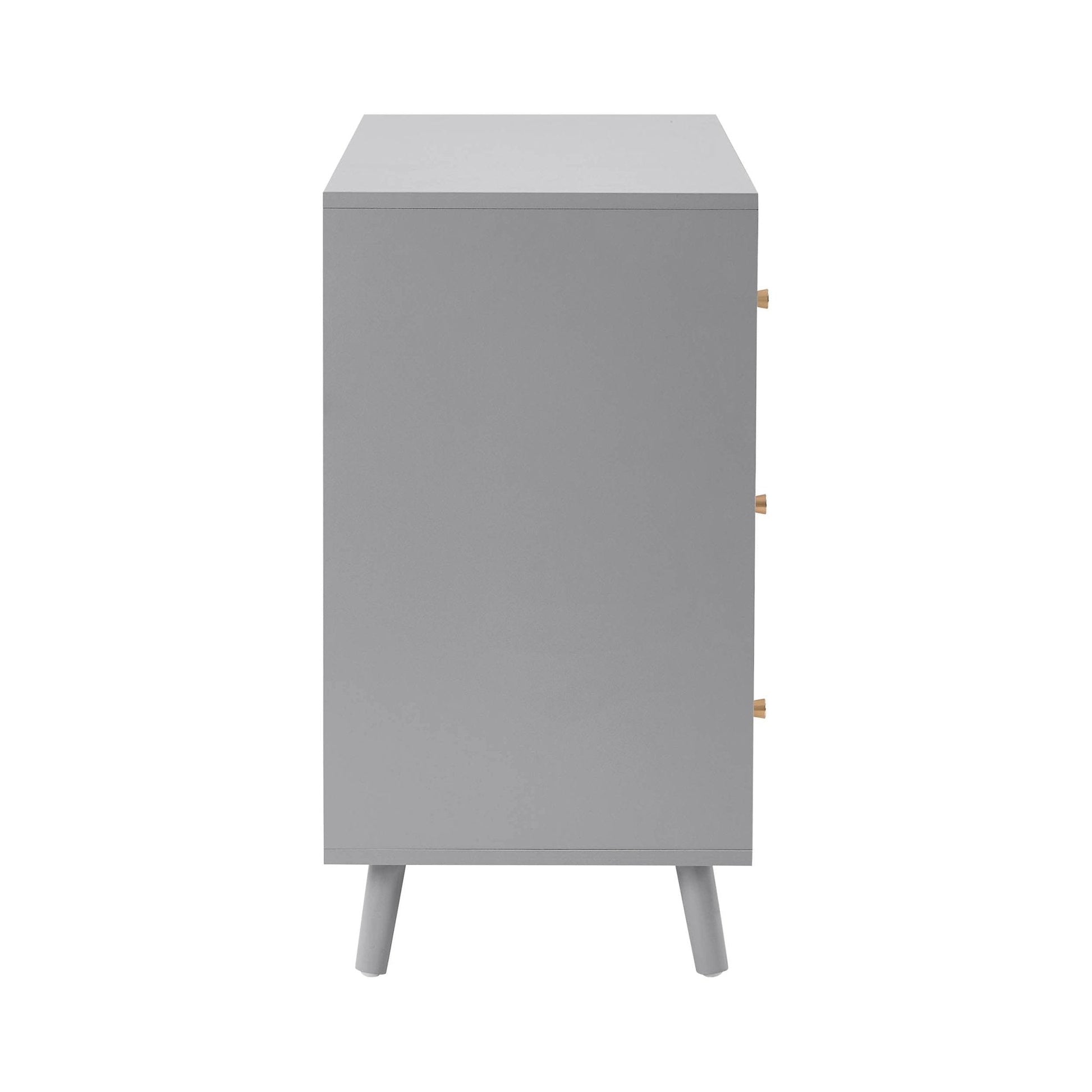 Dora 3 Drawer Chest - Light Grey - DUSK