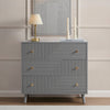 Dora 3 Drawer Chest - Light Grey - DUSK