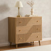 Dora 3 Drawer Chest - Light Wood - DUSK