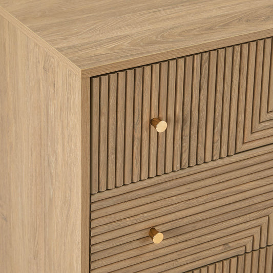 Dora 3 Drawer Chest - Light Wood - DUSK