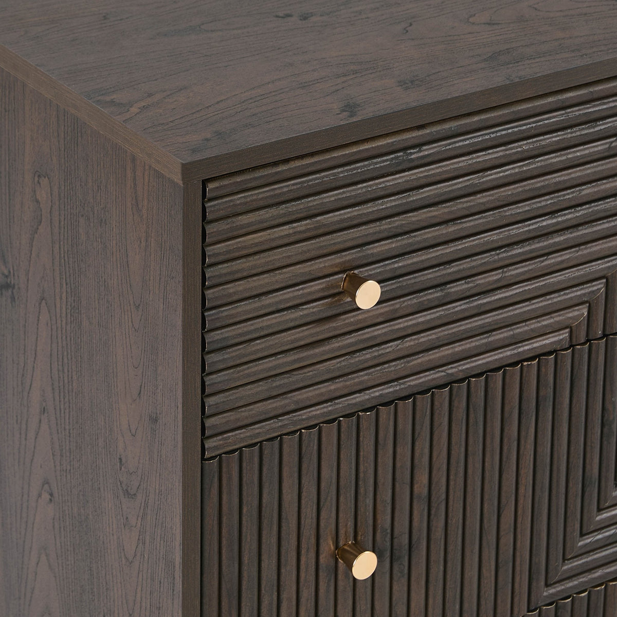 Dora 3 Drawer Chest - Walnut - DUSK