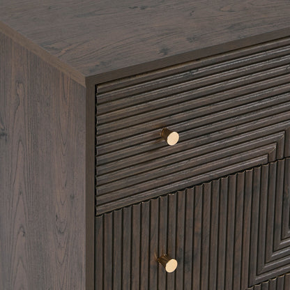 Dora 3 Drawer Chest - Walnut - DUSK