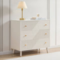 Dora 3 Drawer Chest - Warm White - DUSK