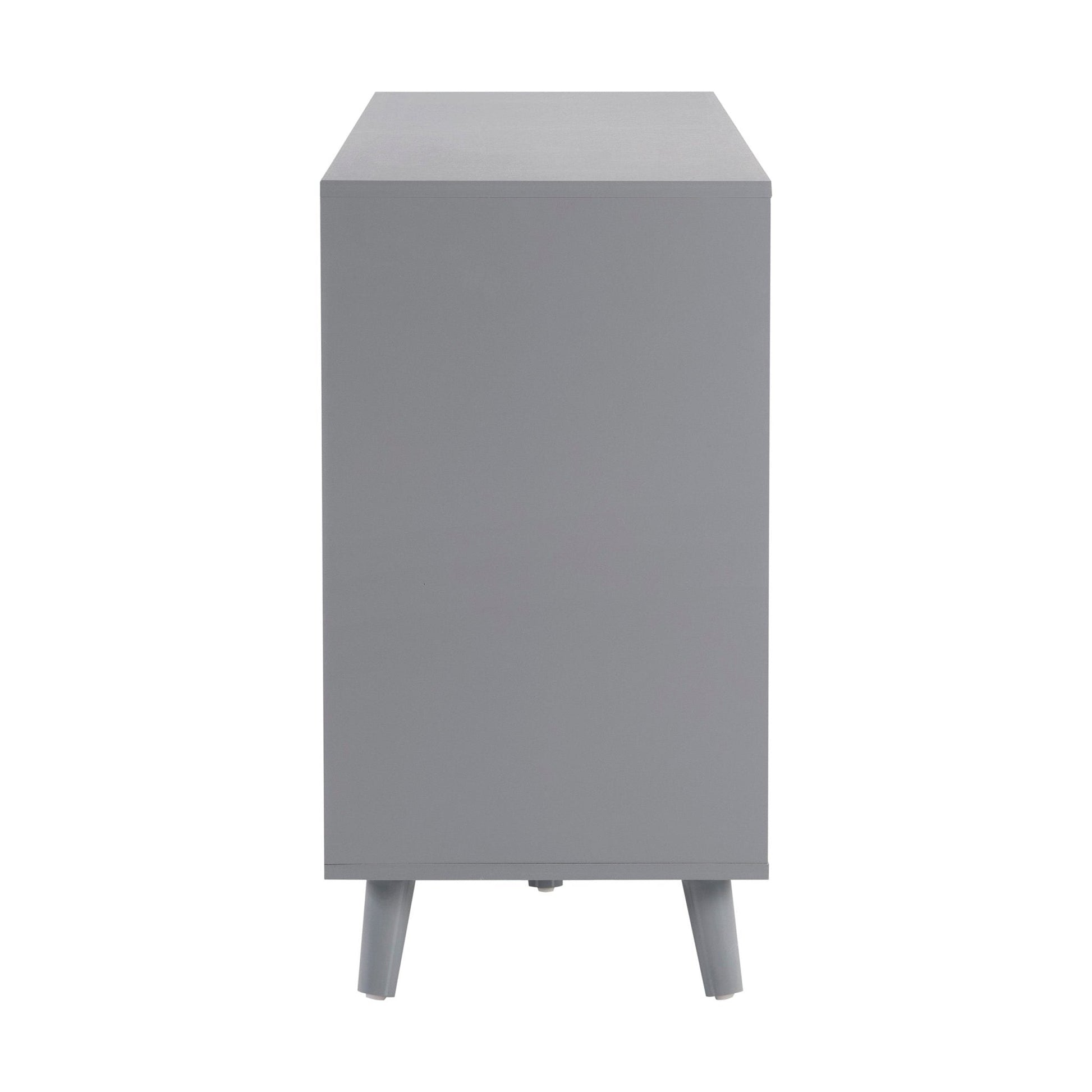 Dora Large Sideboard with Drawers - Light Grey - DUSK