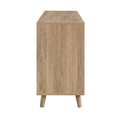 Dora Large Sideboard with Drawers - Light Wood - DUSK