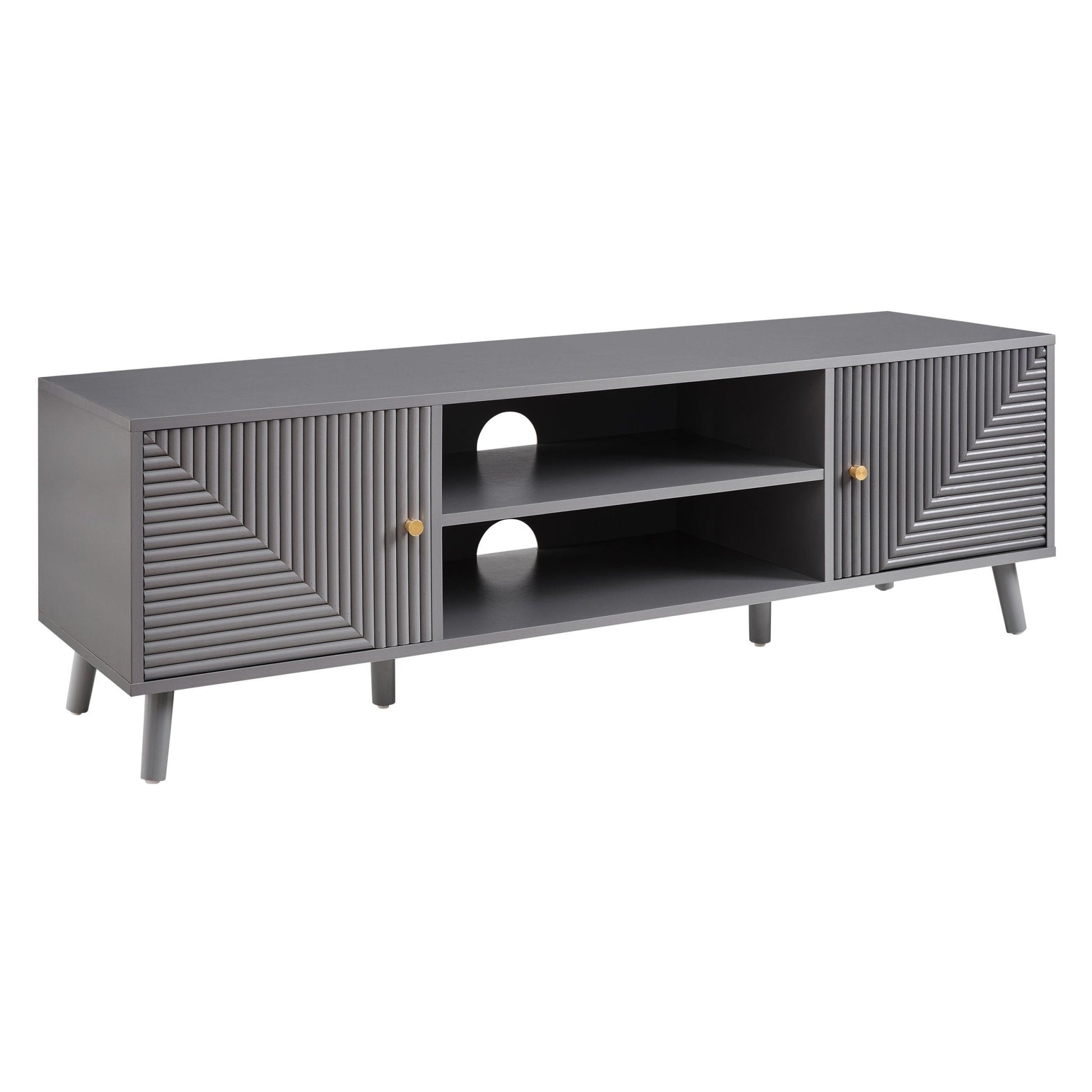 Dora TV Unit - Light Grey - DUSK