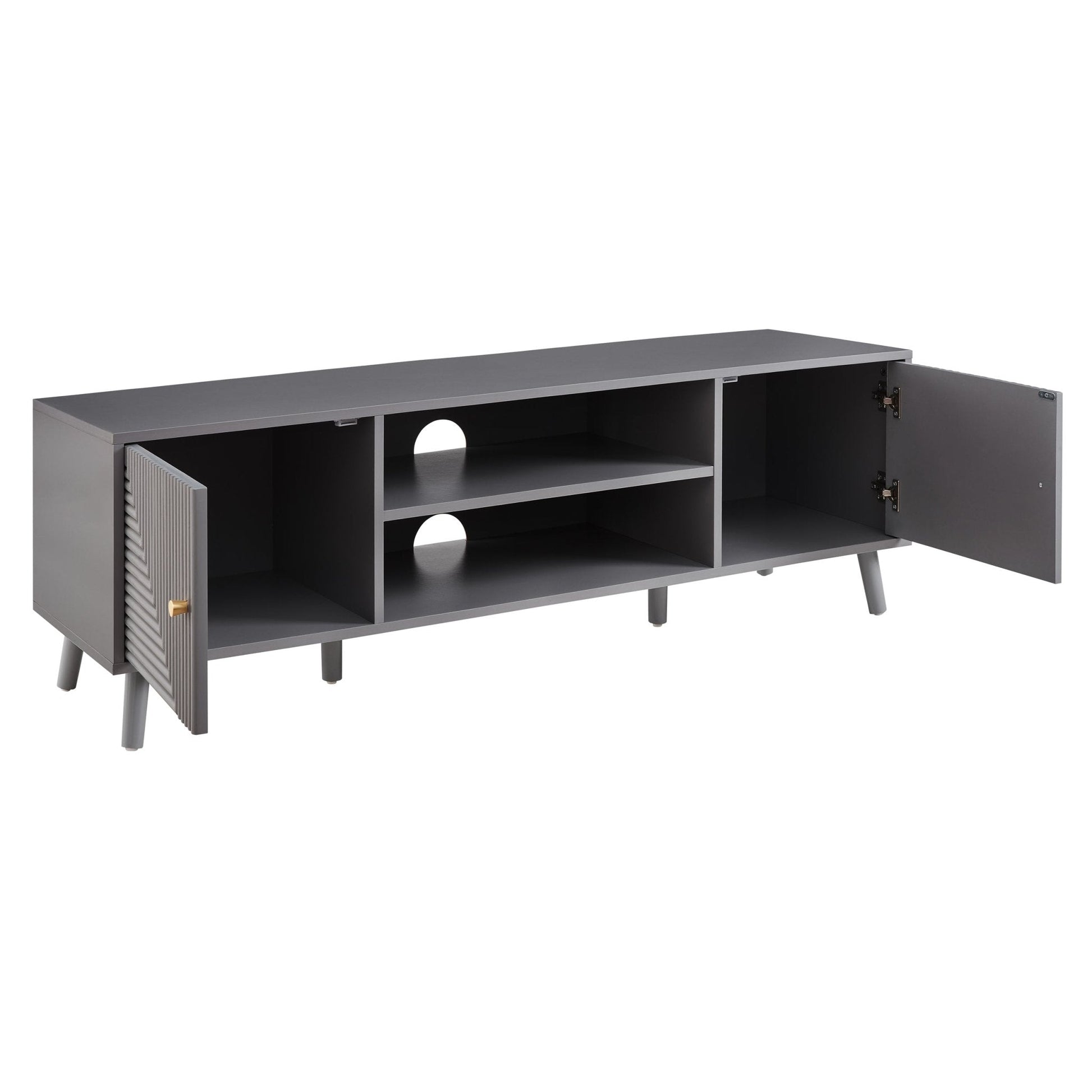 Dora TV Unit - Light Grey - DUSK