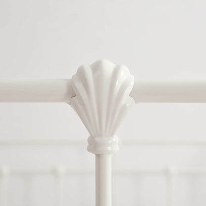 Dorset Metal Bed Frame - White - DUSK