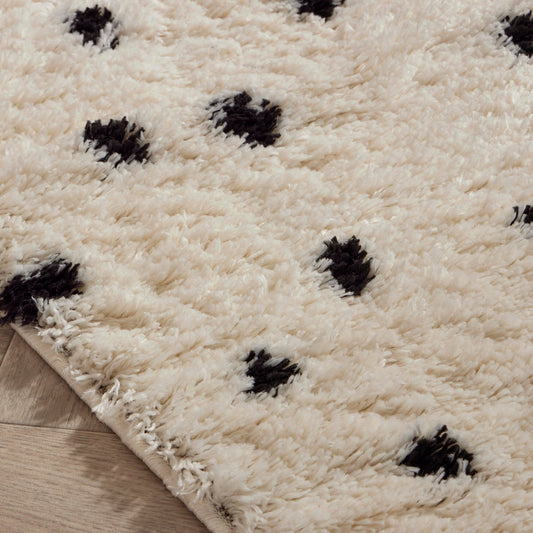 Dotty Rug - White/Black - DUSK