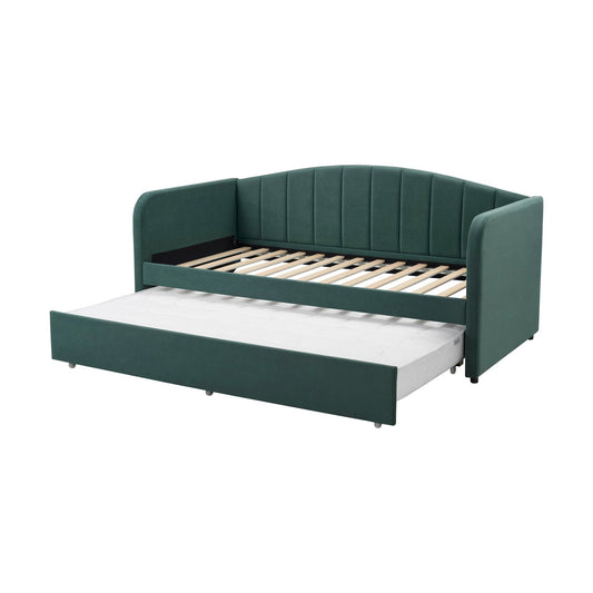 Dover Fabric Day Bed - Green - DUSK