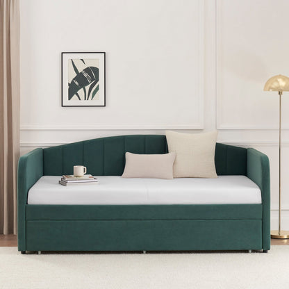 Dover Fabric Day Bed - Green - DUSK