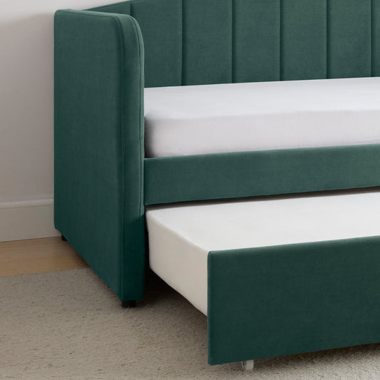 Dover Fabric Day Bed - Green - DUSK