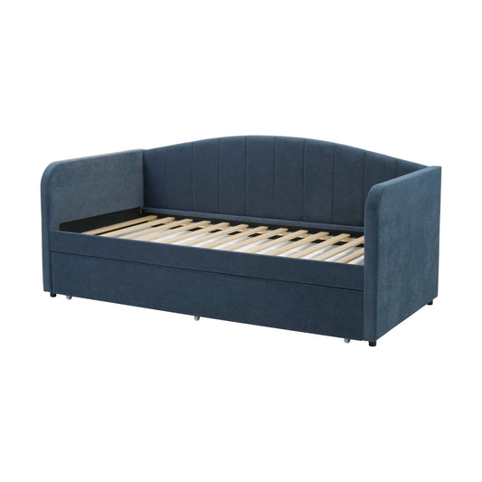 Dover Fabric Day Bed - Mid Blue - DUSK