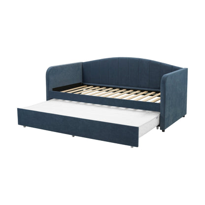 Dover Fabric Day Bed - Mid Blue - DUSK