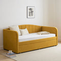 Dover Fabric Day Bed - Mustard - DUSK