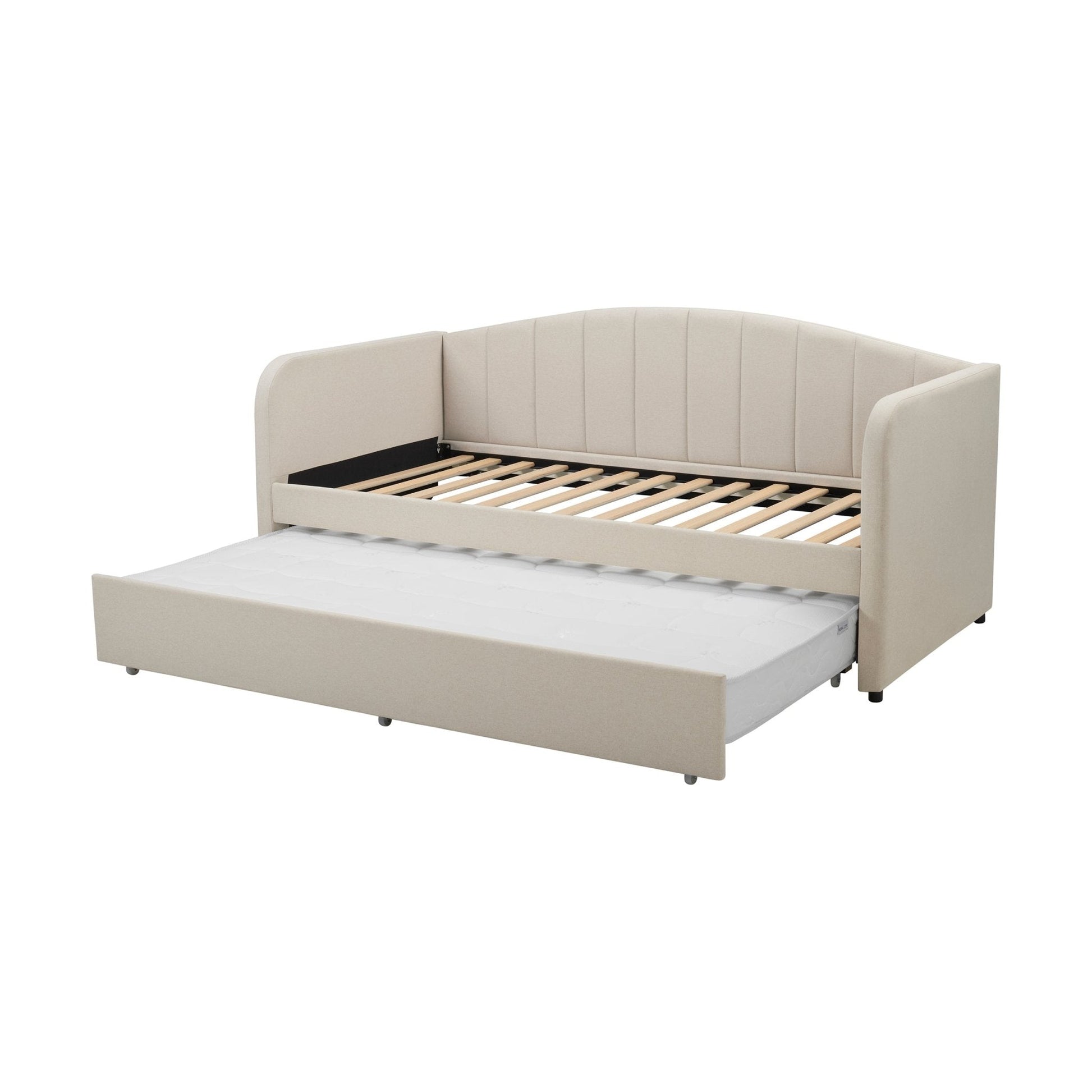 Dover Fabric Day Bed - Natural - DUSK