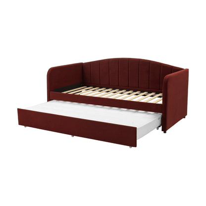 Dover Fabric Day Bed - Rust - DUSK