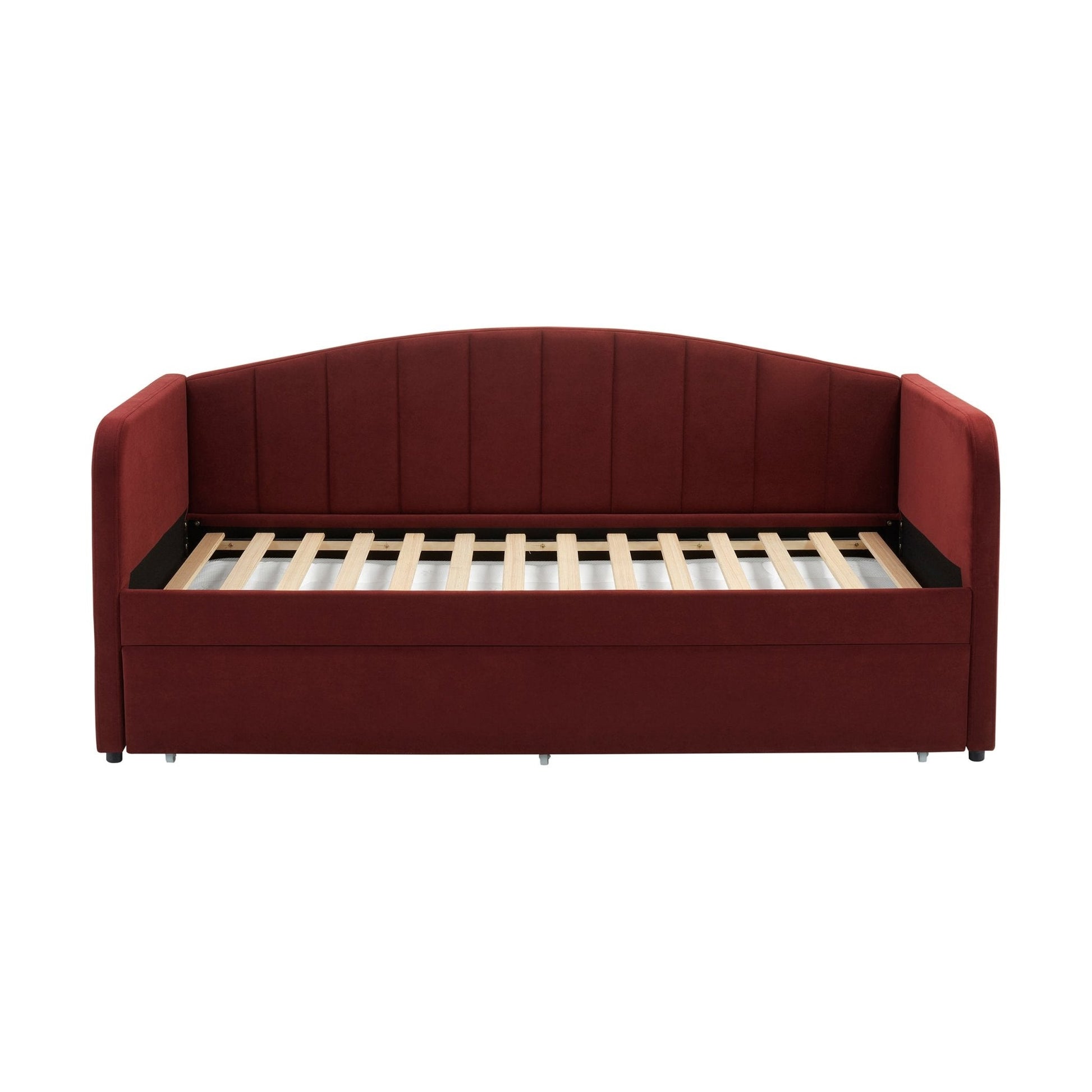 Dover Fabric Day Bed - Rust - DUSK