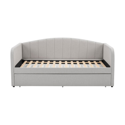 Dover Fabric Day Bed - Stone Grey - DUSK