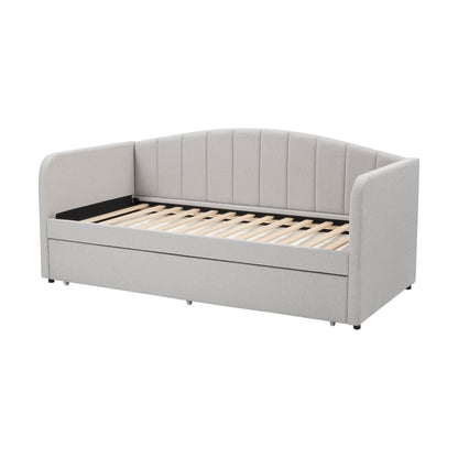 Dover Fabric Day Bed - Stone Grey - DUSK