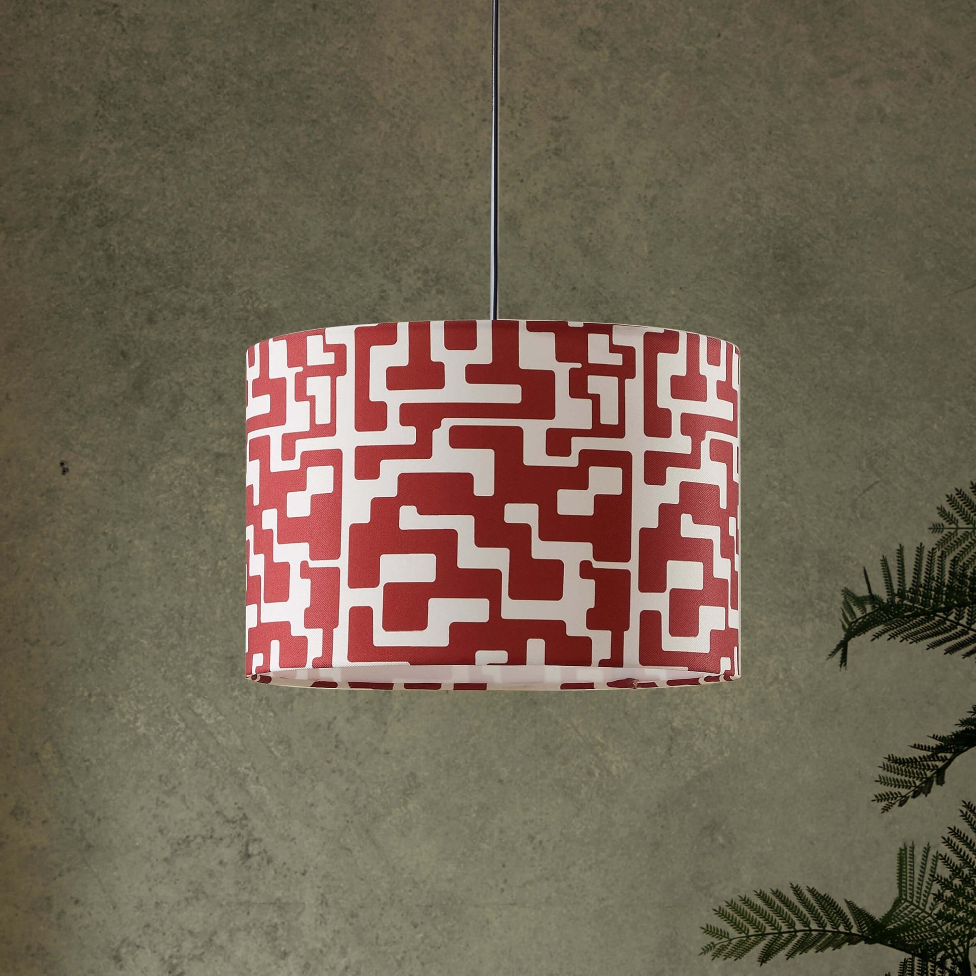 Drew Geometric Ceiling Shade - Orange - DUSK