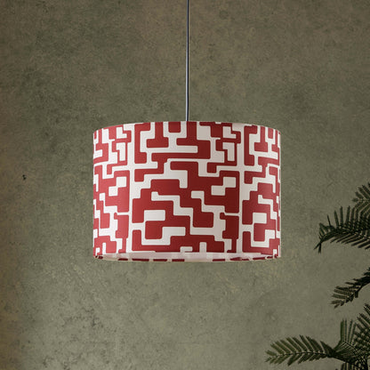 Drew Geometric Ceiling Shade - Orange - DUSK