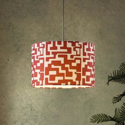 Drew Geometric Ceiling Shade - Orange - DUSK