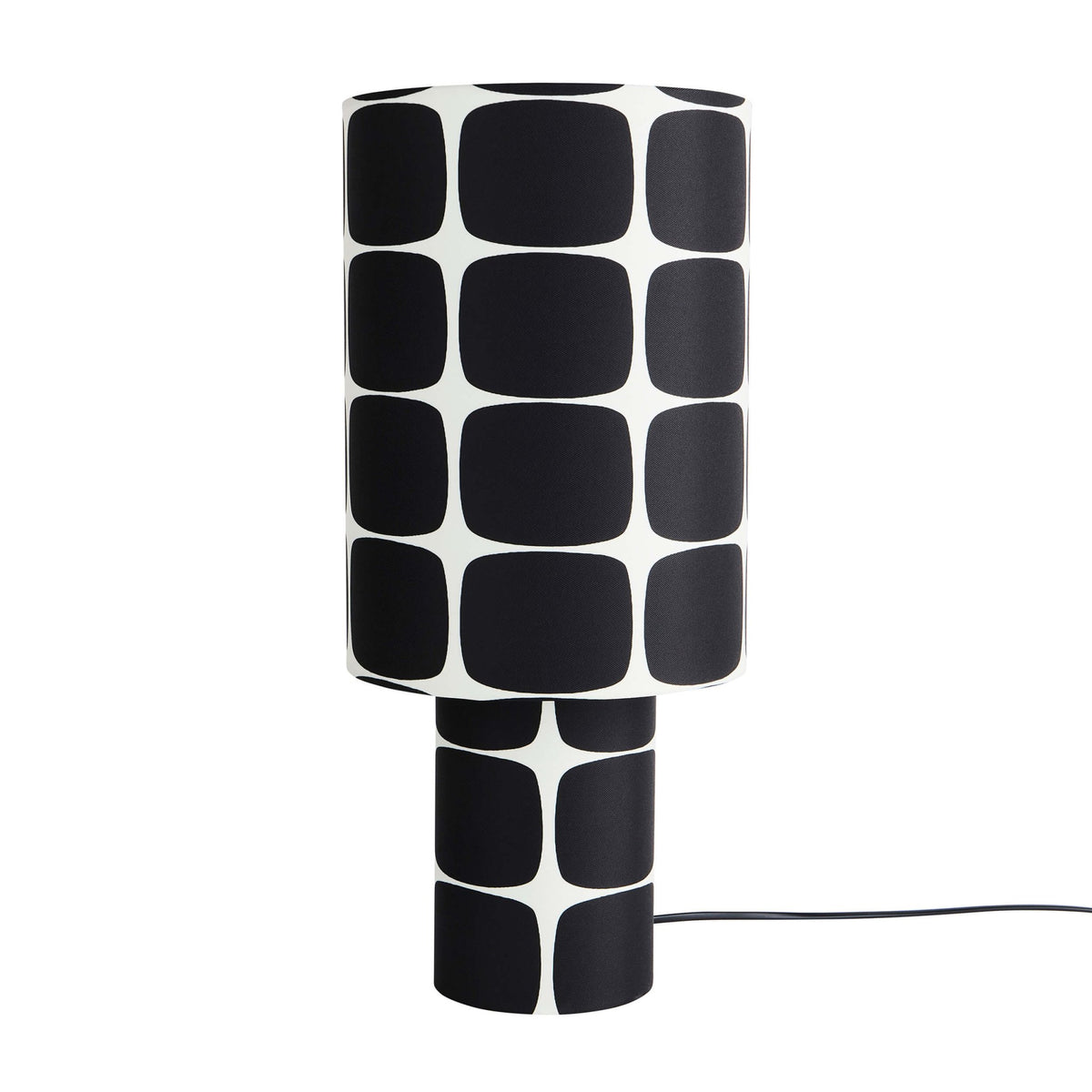 Drew Geometric Table Lamp - Black/White - DUSK