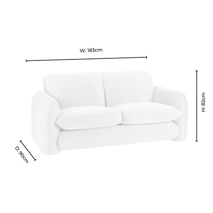Dublin 2 Seater Sofa- Muted Gold - DUSK